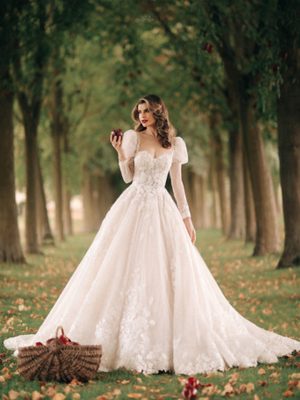 Snow white inspired wedding dress sale